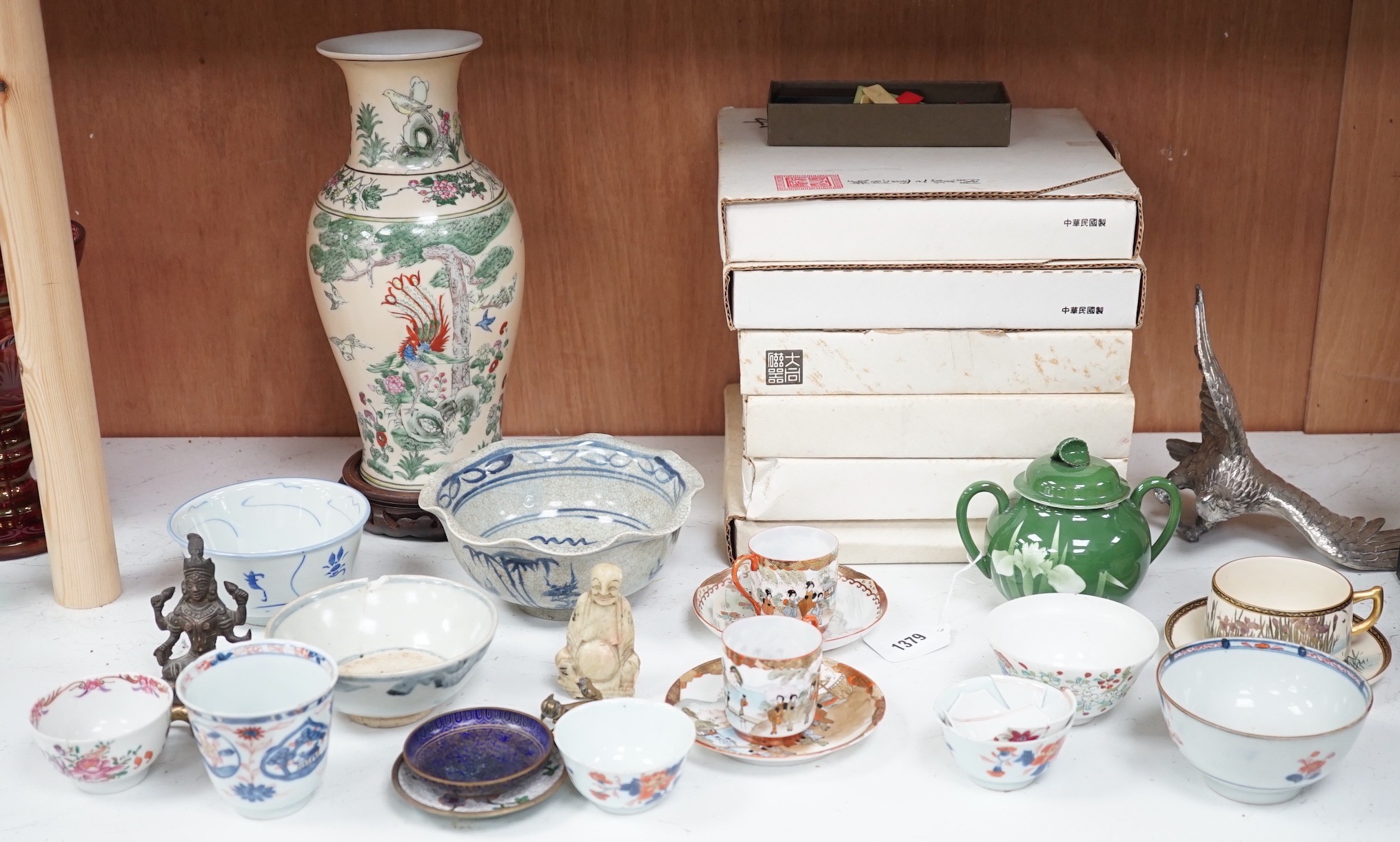 A quantity of Chinese and Japanese ceramics etc.